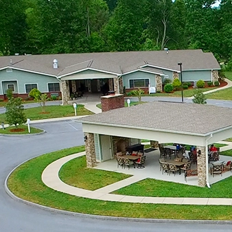 Living area from Virginia's Garden